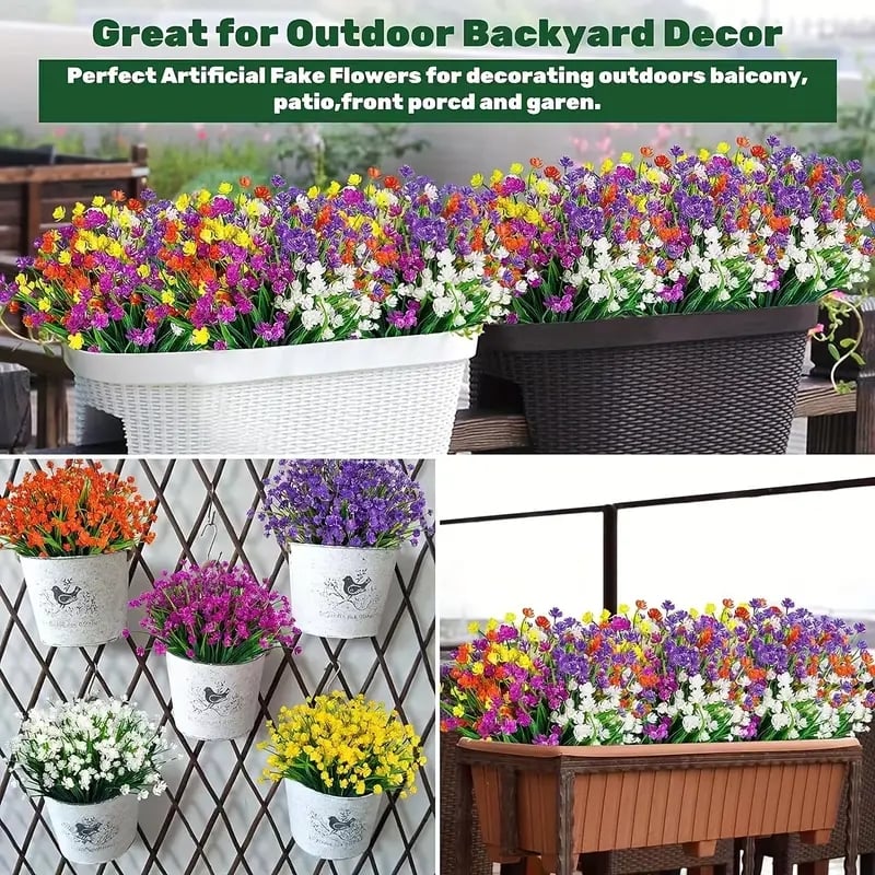 💖Mother's Day Hot Sale 49%OFF🌺UV Resistant Colorful Artificial Flower - Image 4