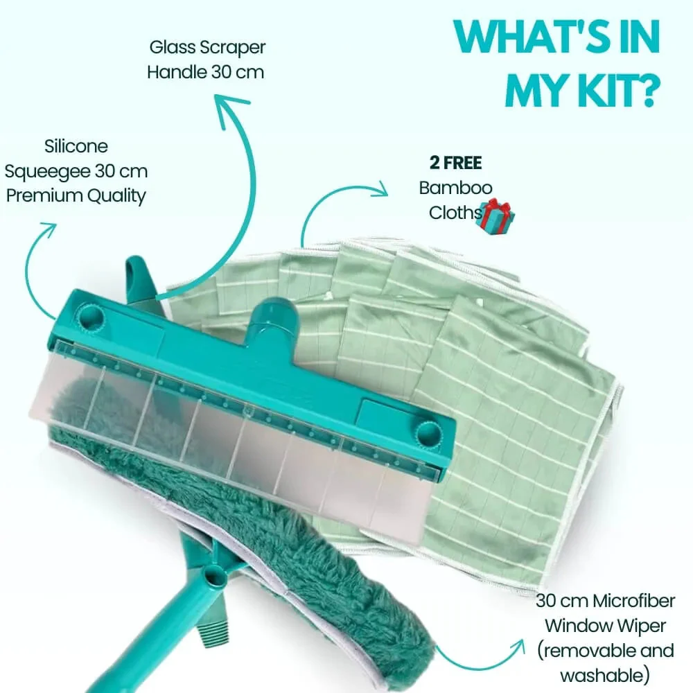 Alisanda™⭐⭐⭐ Final 4 Hours: 50% OFF  Recyclable Silicone Window Squeegee Kit - Image 6